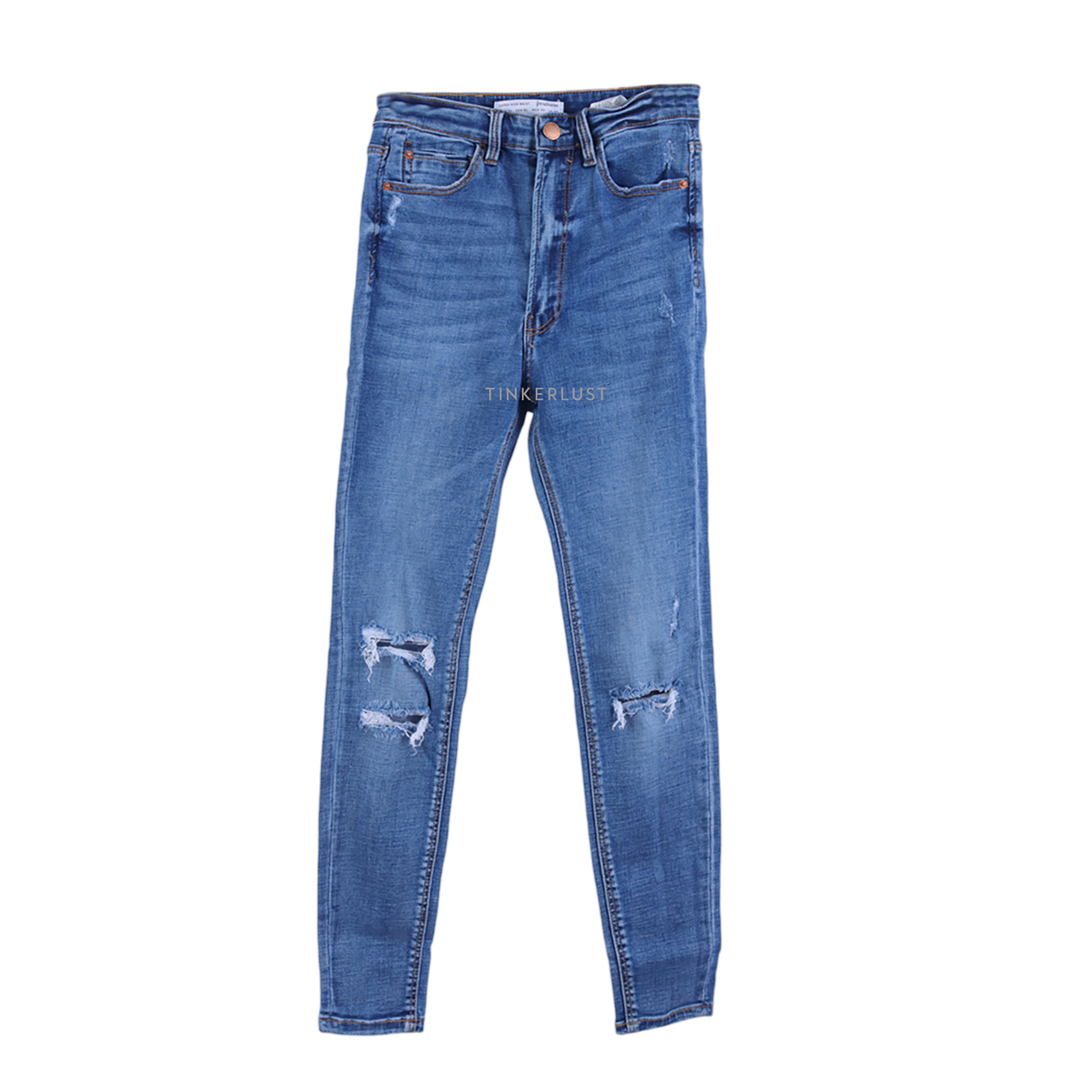 Ripped 2024 jeans stradivarius